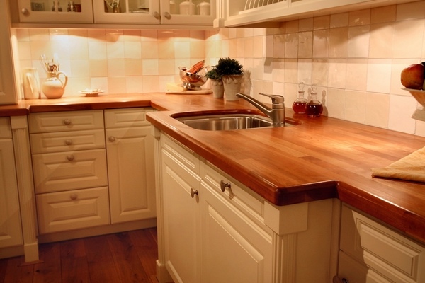 Cherry-wood-countertop-white-kitchen-cabinets-kitchen-remodel-ideas