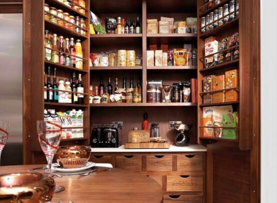 Kitchen-pantry-cabinet-ideas-freestanding-pantry-drawers-shelves
