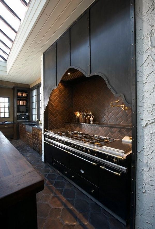 amazing-kitchen-designs-herringbone-backsplash-tiles