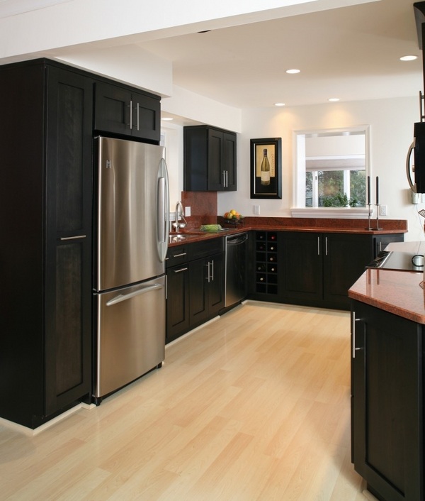 black kitchen-cabinets-restain-kitchen-cabinets-modern-kitchen