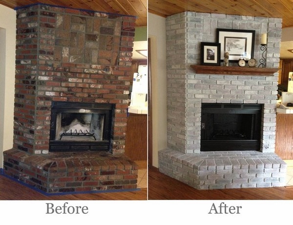  fireplace makeover before after pictures home renovation ideas