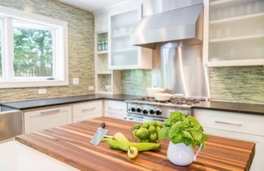 butcher-block-countertops-advantages-disadvantages-white-kitchen-cabinets