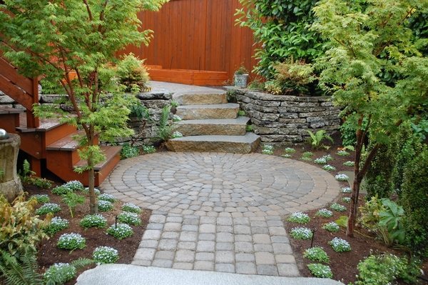 circular paver brick patio design ideas patio decoration