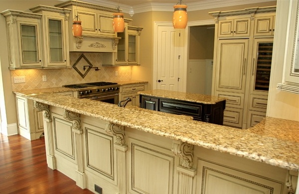 classic-kitchen-antique-glaze-white-cabinets-granite-countertops