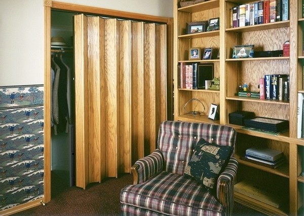 closet accordion doors space saving designs small bedroom
