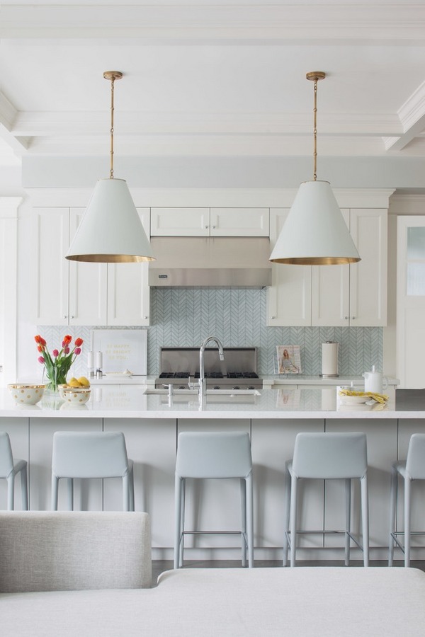 kitchen-ideas-white-kitchens-herringbone-backsplash-pendant-lamps