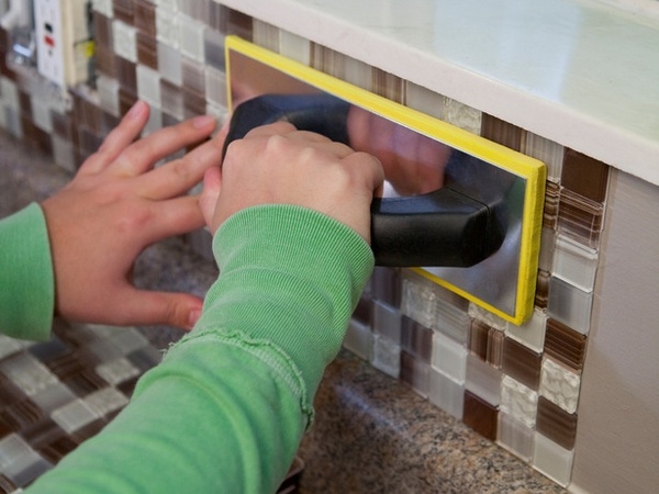 easy craft ideas kitchen renovation DIY kitchen tiles