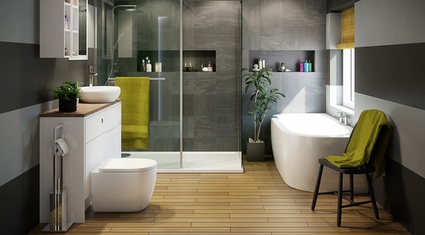 elegant-bathroom-designs-toilet-bidet-combo-freestanding-tub-walk-in-shower