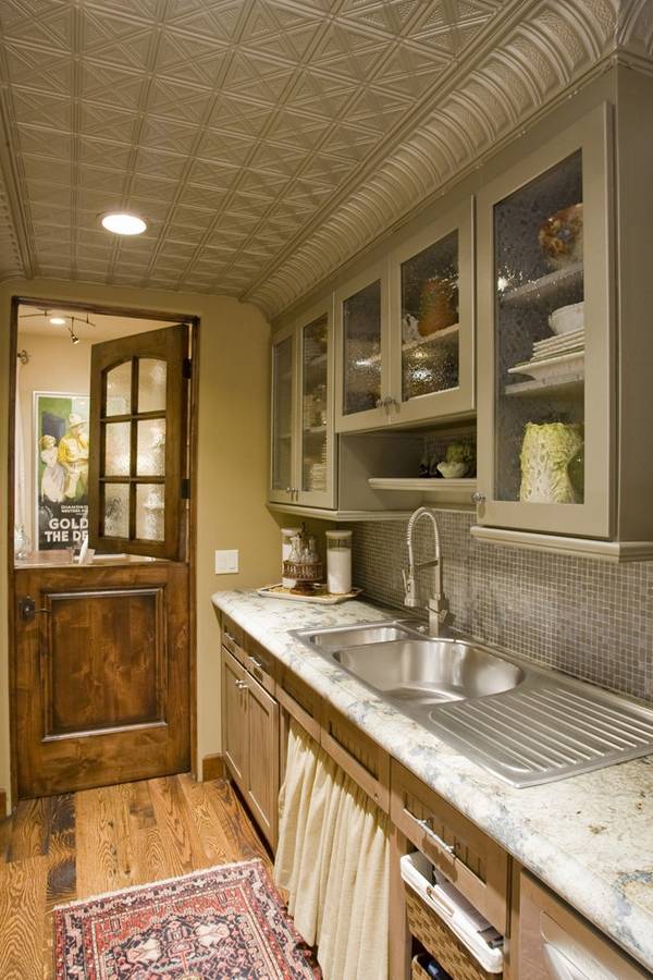 faux tin tiles decorative ceilings kitchen design ideas