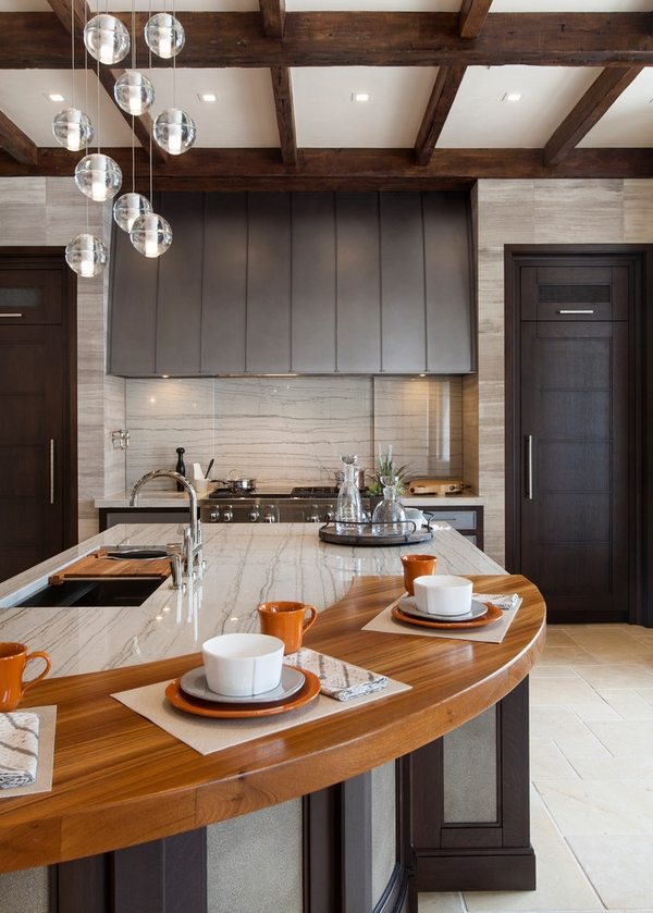 gorgeous kitchen counters wood breakfast bar