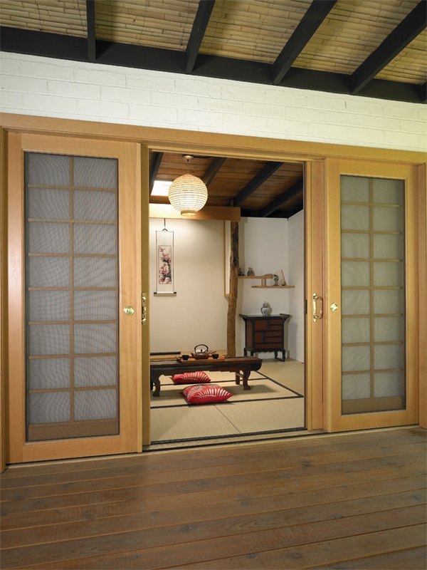 home entry shoji japanese style sliding doors designs