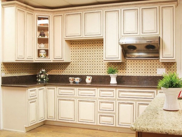 Kitchen Cabinets With Antiquing Glaze, Paint Kitchen Cabinets Antique Look