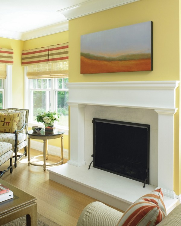 living room color ideas pastel-yellow-window-valance-ideas