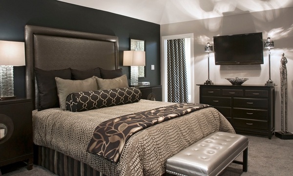 luxury bedding sets bedroom decoration-bolster-pillows-modern bedroom design