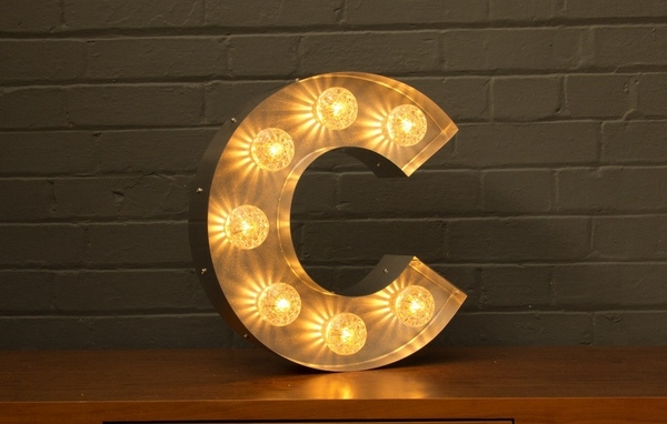  letter lights bulb letter creative decorating ideas home decor