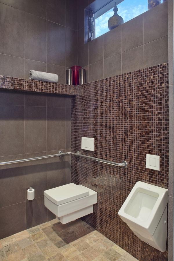 modern-bathroom designs-toilet-with-bidet-combo-mosaic-wall-tiles