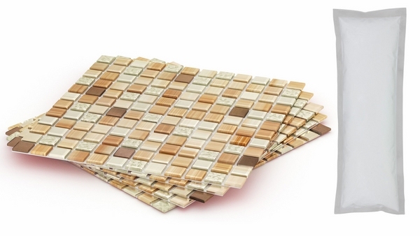 peel stick glass mosaic tile diy self adhesive backsplash tiles