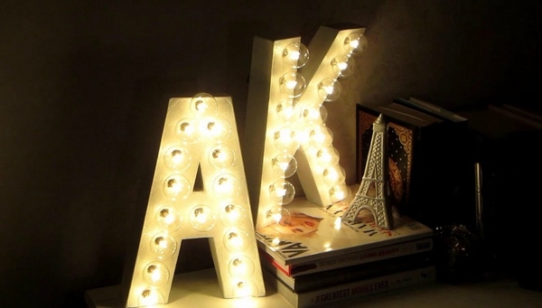personalized decoration monograms DIY letters