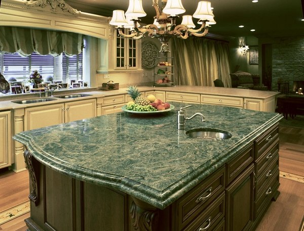 quartz vs granite modern kitchen design ideas green granite countertop