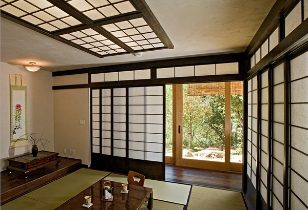 shoji door designs asian interior minimalist design