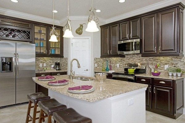 spectacular-kitchen-ideas-large-kitchen-island-with-seating-granite-countertop-giallo-ornamental