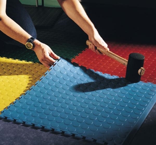 DIY rubber floor tiles installation kids playroom kids bedroom flooring ideas
