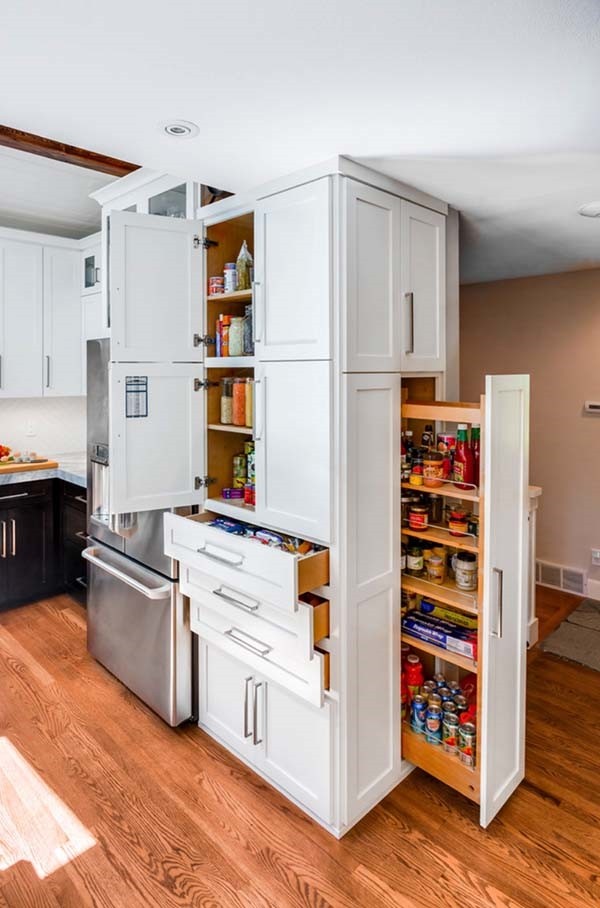 Kitchen saving drawers pull out cabinet