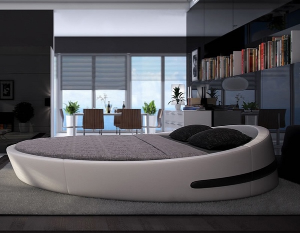 Luxury round bed contemporary bedroom furniture ideas