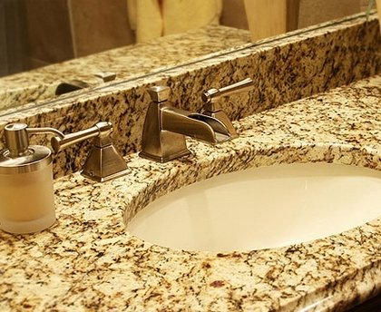 Santa-Cecilia-granite-countertop-contemporary-bathroom-design-ideas