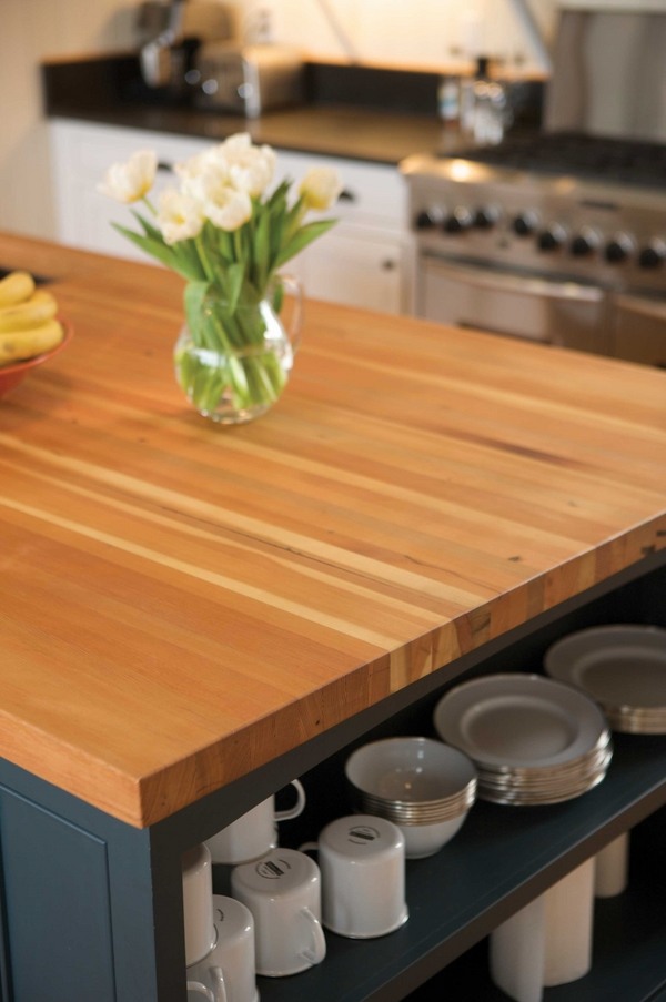 Windfall lumber reclaimed wood countertops contemporary kitchen designs