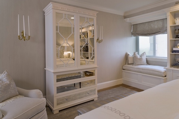 bedroom furniture white armoire mirrored doors