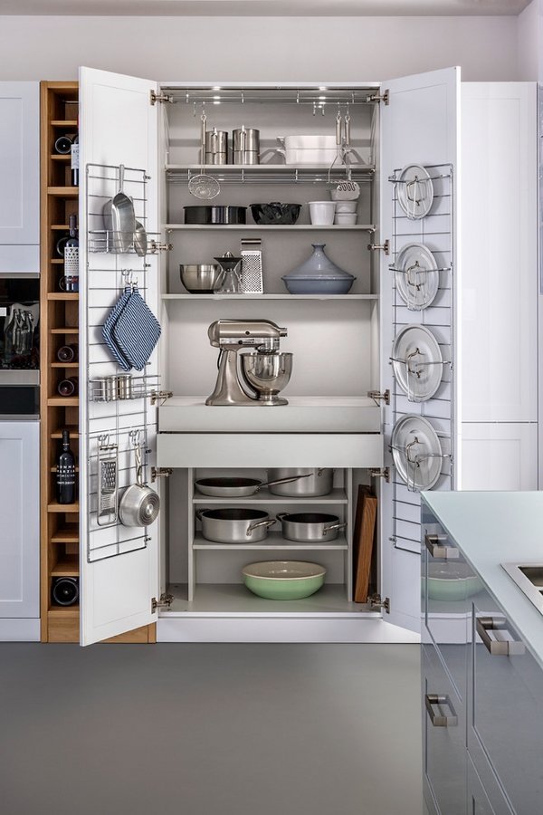 contemporary Kitchen storage freestanding pantry cabinet organizers
