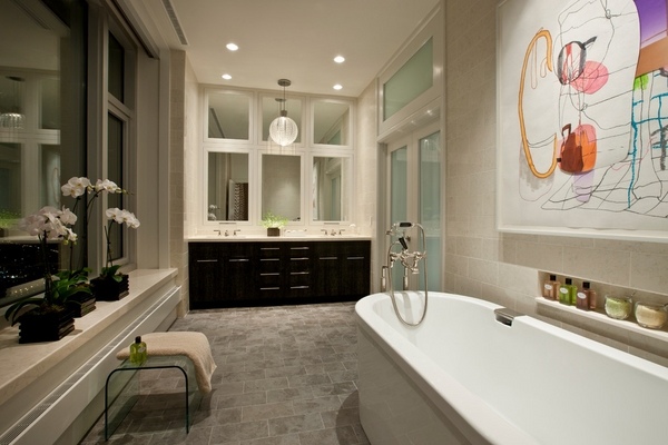 contemporary bathroom design countertops bianco antico counntertop