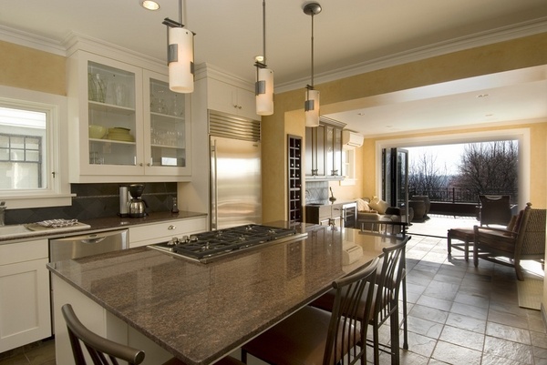 Baltic brown granite countertops texture and charm to