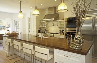 contemporary-kitchen-interior-white-kitchen-furniture-kitchen island-countertop-wood