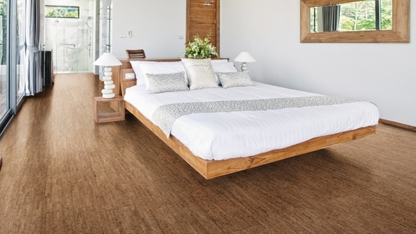 cork floors bedroom flooring ideas natural materials natural colors
