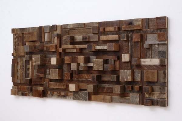  wall reclaimed wood blocks home decorating ideas