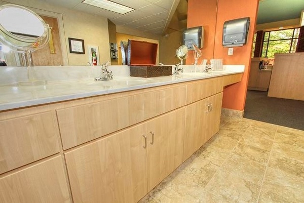  marble bathroom countertops wood vanity