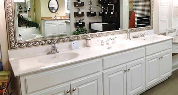  marble countertops design white vanity wall mirror