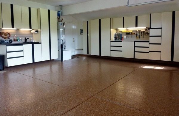 floor coating epoxy chip floor contemporary garage and shed