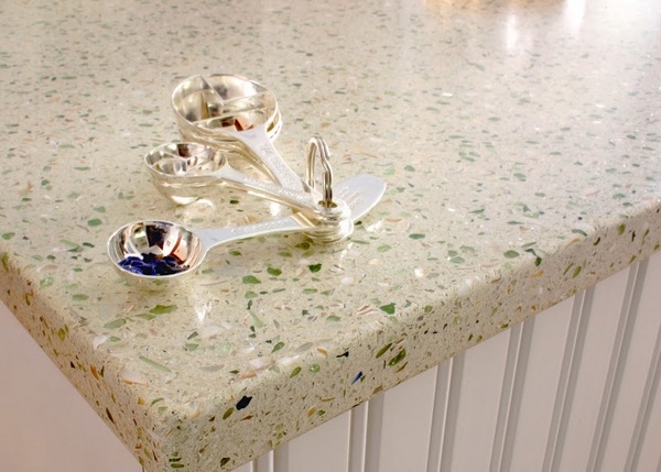 green eco friendly countertops recycled glass countertops kitchen countertops