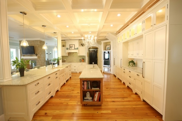 heart pine contemporary kitchen design white kitchen cabinets