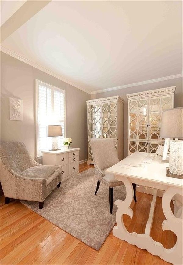 home-office furniture ideas mirrored cupboards elegant white furniture