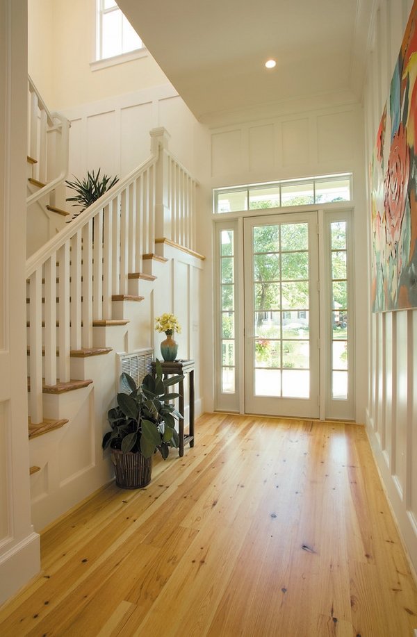 house entry pine flooring home ideas natural wood