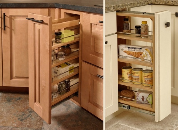 kitchen cabinetry organizers space saving storage ideas