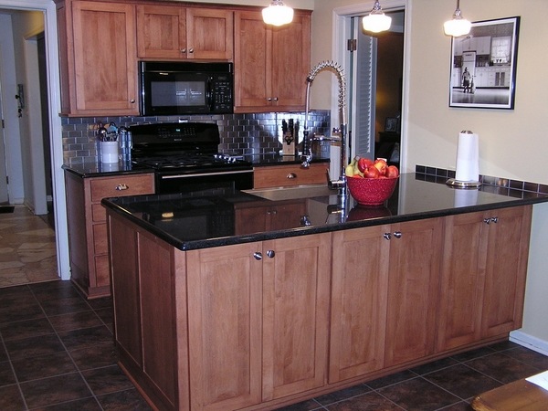 kitchen remodel kitchen countertop ideas black pearl granite countertops wood cabinets
