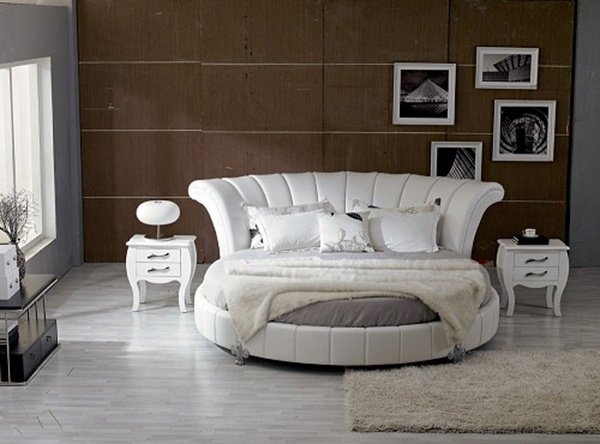 luxury white leather bed bedroom furniture ideas decorative wall panels