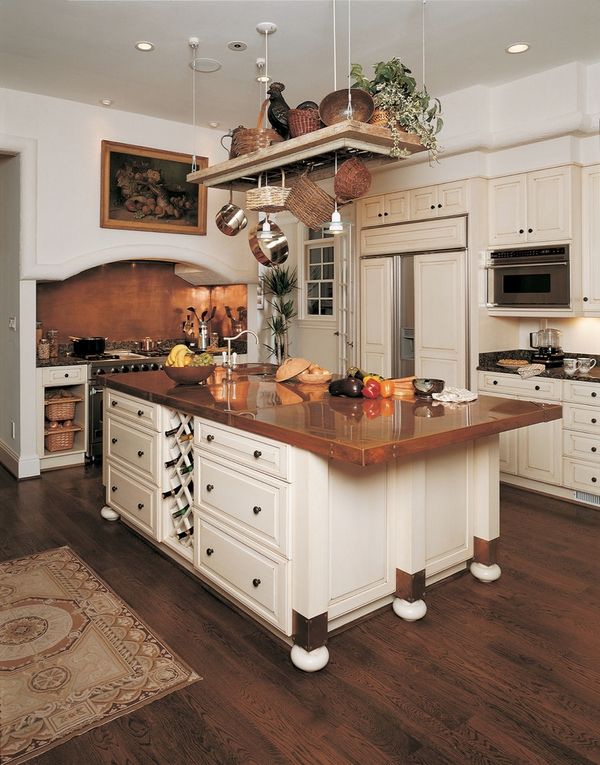 metal countertops ideas white kitchen cabinets copper countertop wood flooring