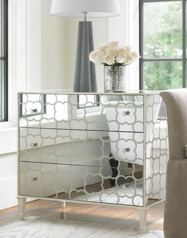 mirrored furniture bedroom furniture ideas dresser white roses