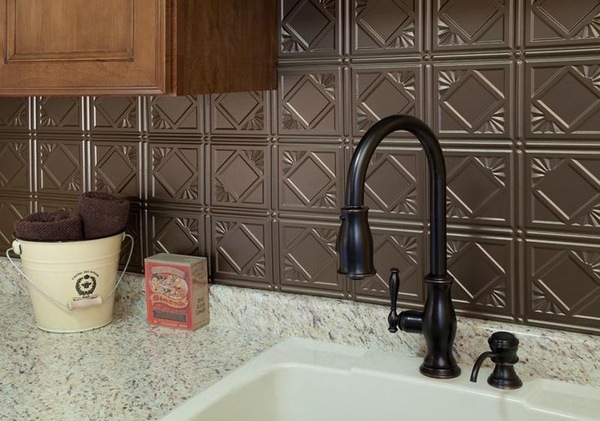 creative backsplash  kitchen decor